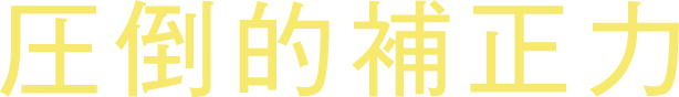 圧倒的補正力